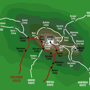 Machame route 6 days